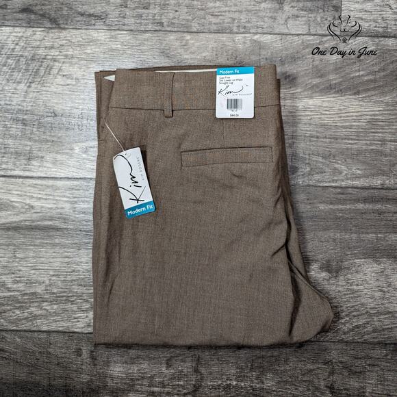 Kim Rogers Career Modern Fit Straight Leg Pants Size 12 - Picture 6 of 6